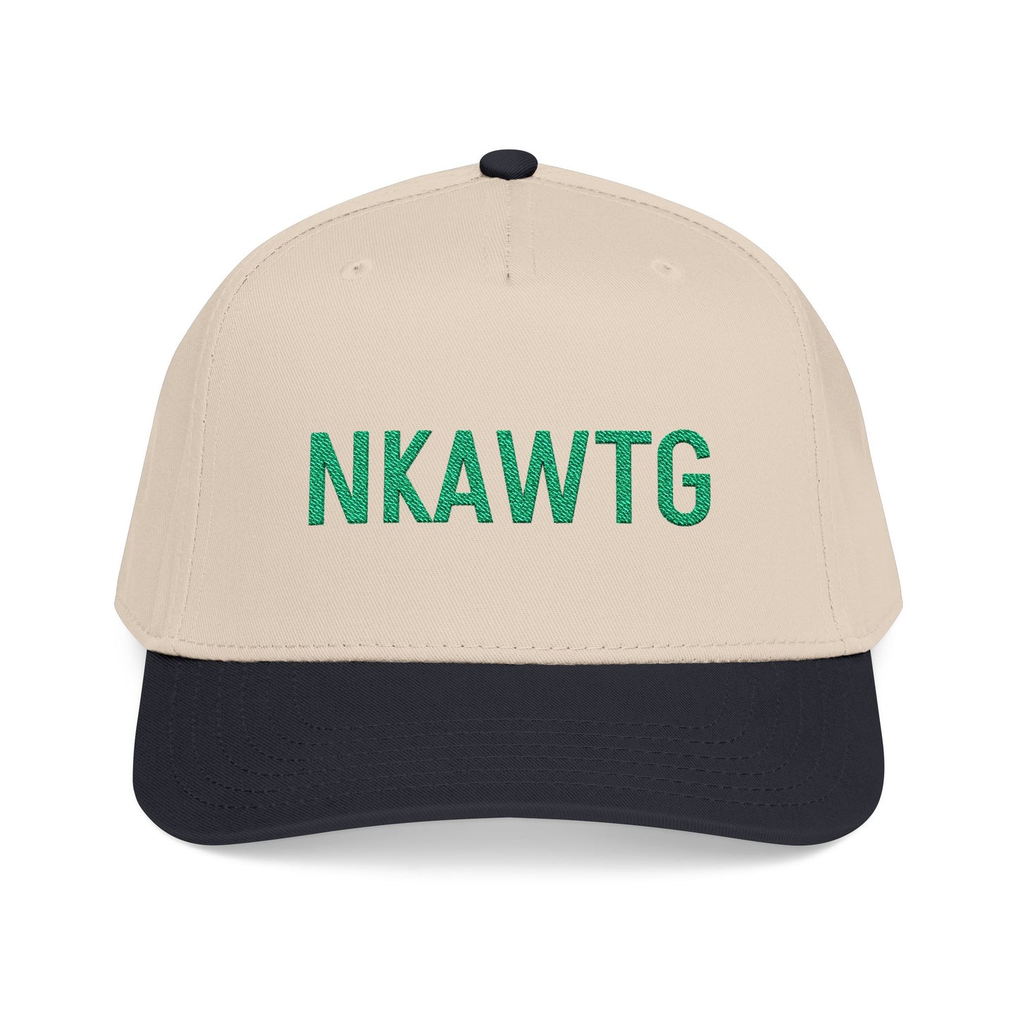 Embroidered NKAWTG Baseball Cap - Kelly Green