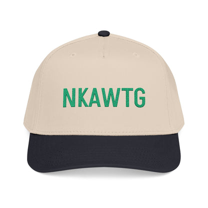 Embroidered NKAWTG Baseball Cap - Kelly Green