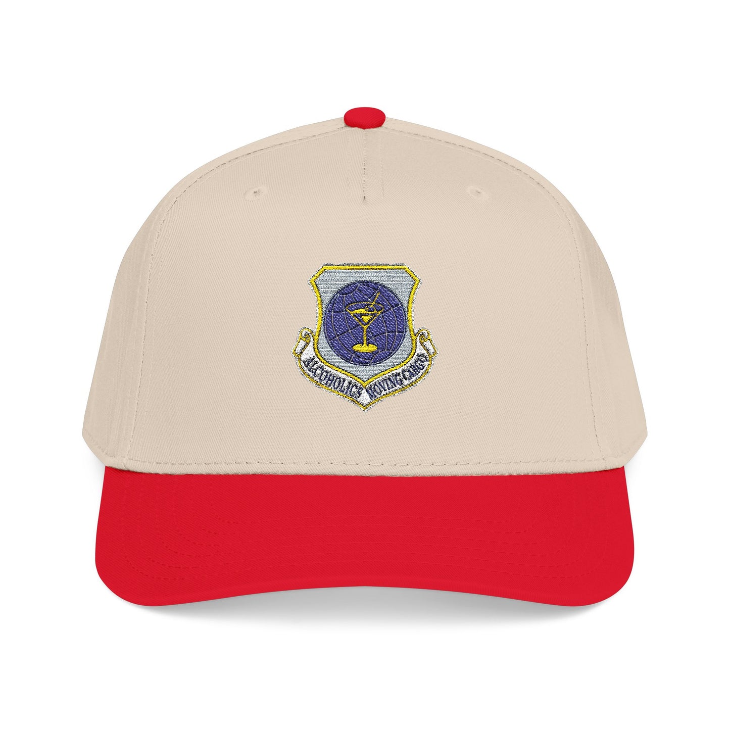 Embroidered Alcoholics Moving Cargo Baseball Cap