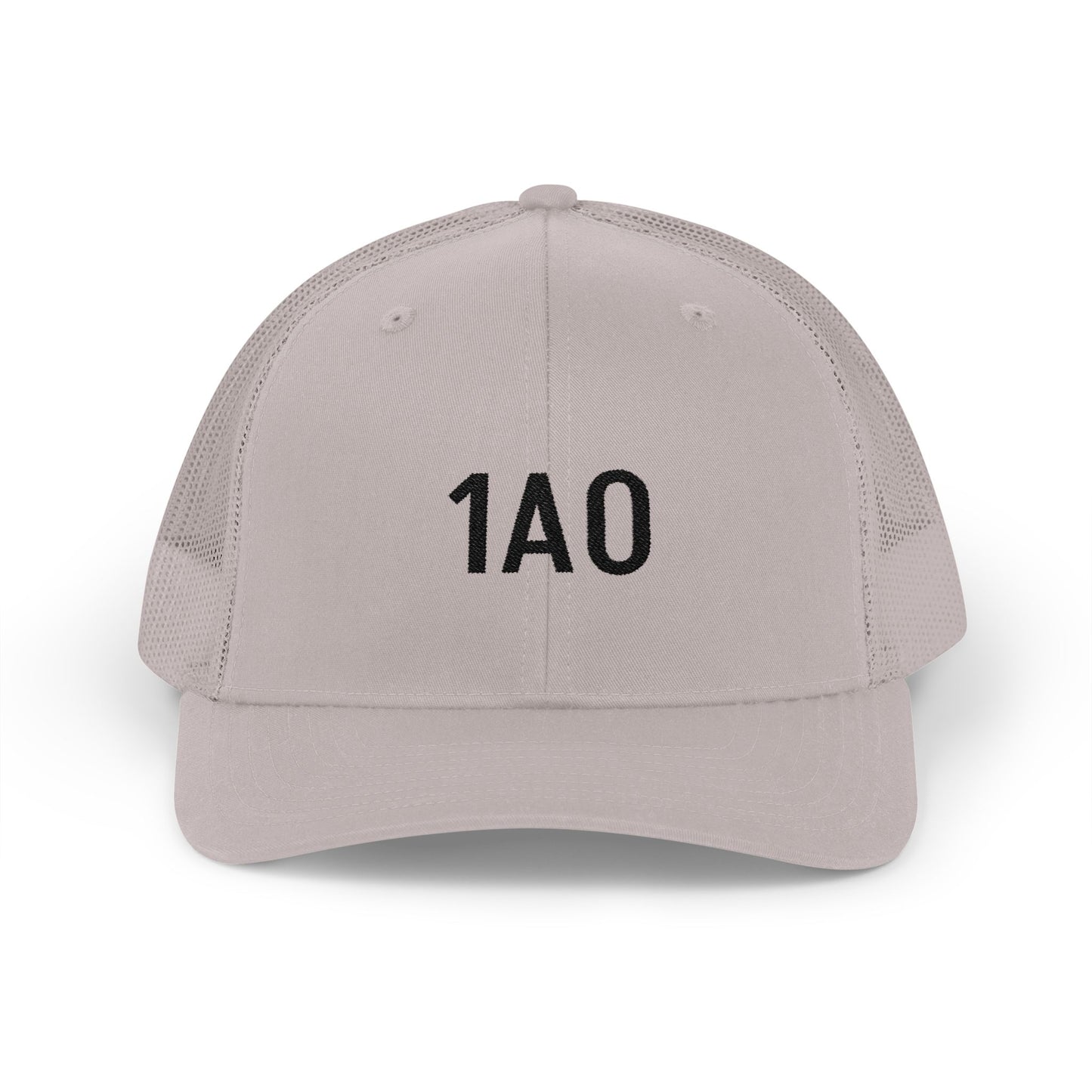 1A0 Embroidered Trucker Cap - Snapback Mesh Hat