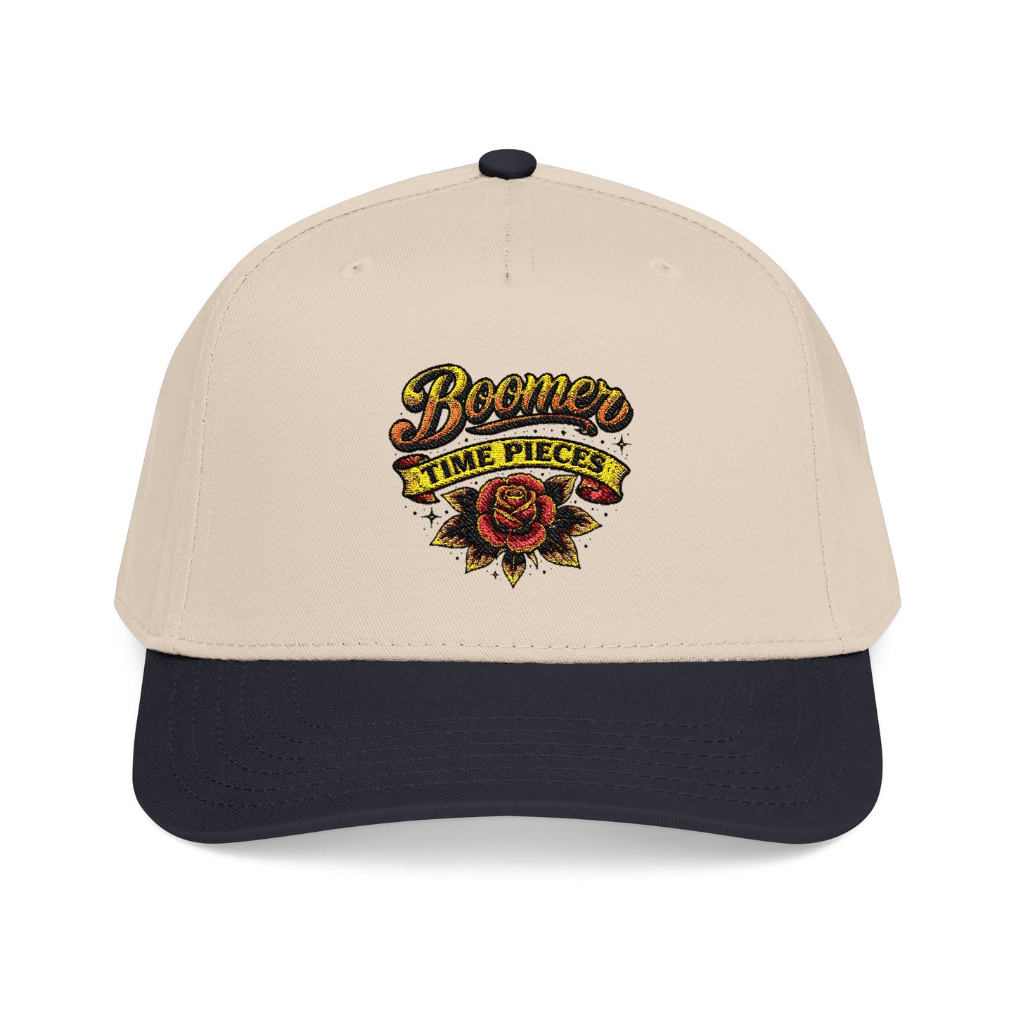 Boomer Time Pieces graphic Embroidered Hat