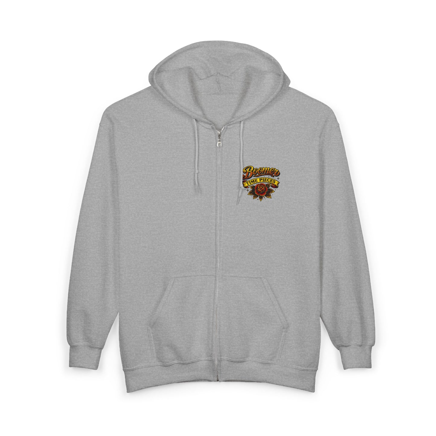 Boomer Time Pieces official Zip Hoodie