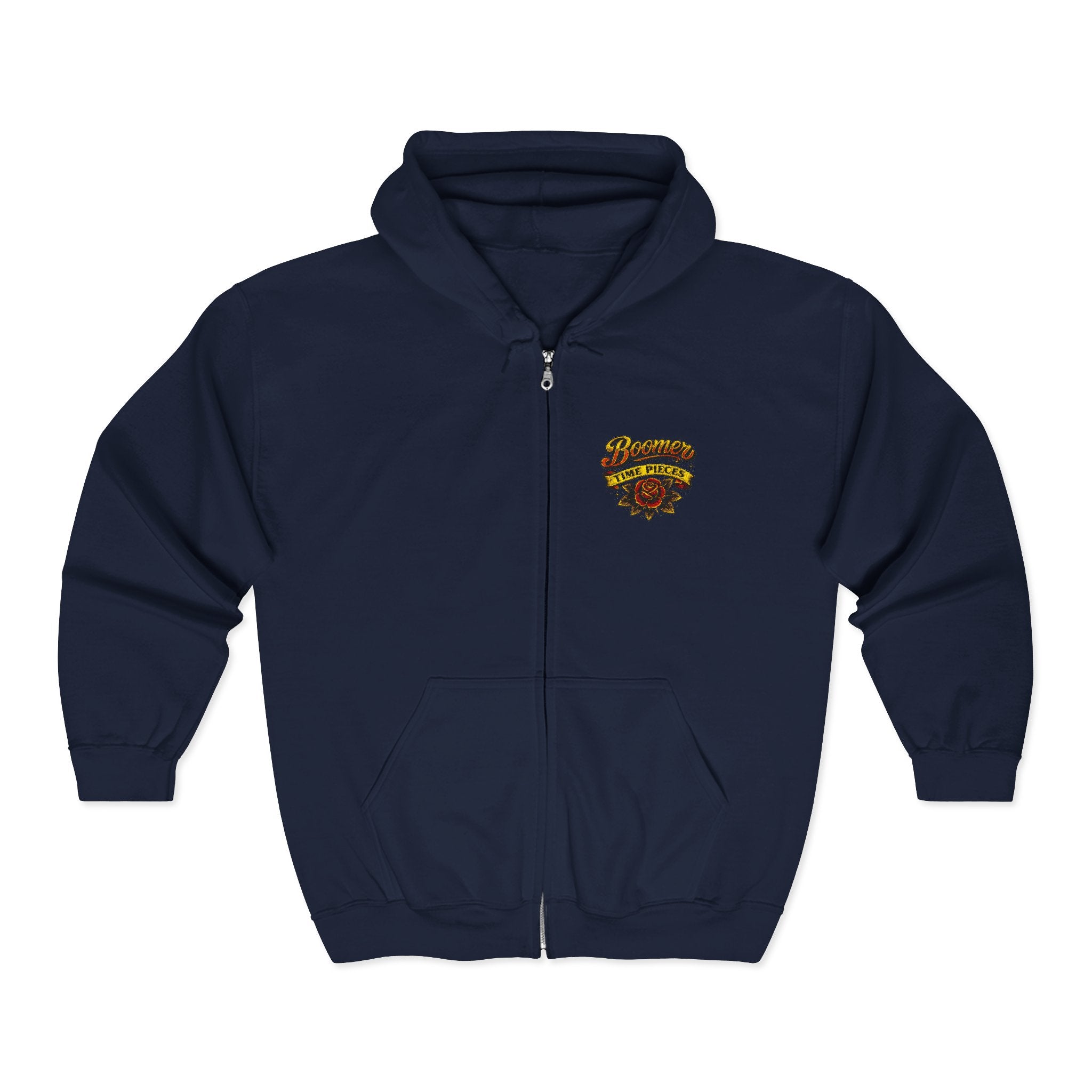 Boomer Time Pieces official Zip Hoodie