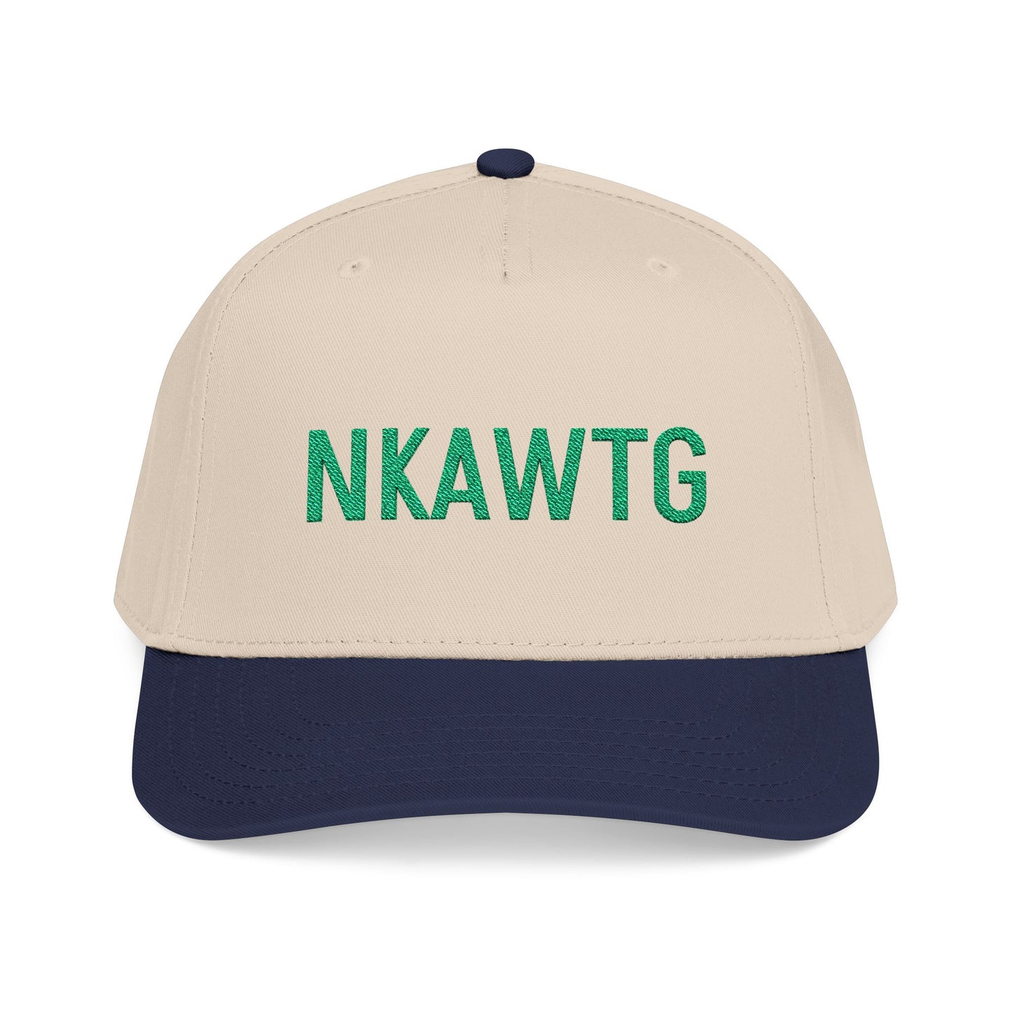 Embroidered NKAWTG Baseball Cap - Kelly Green