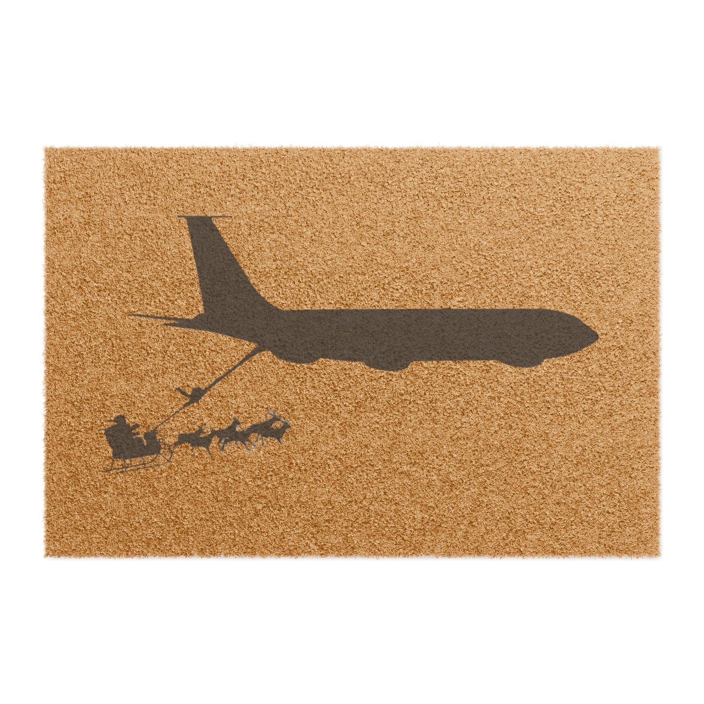 Refueling Santa Doormat