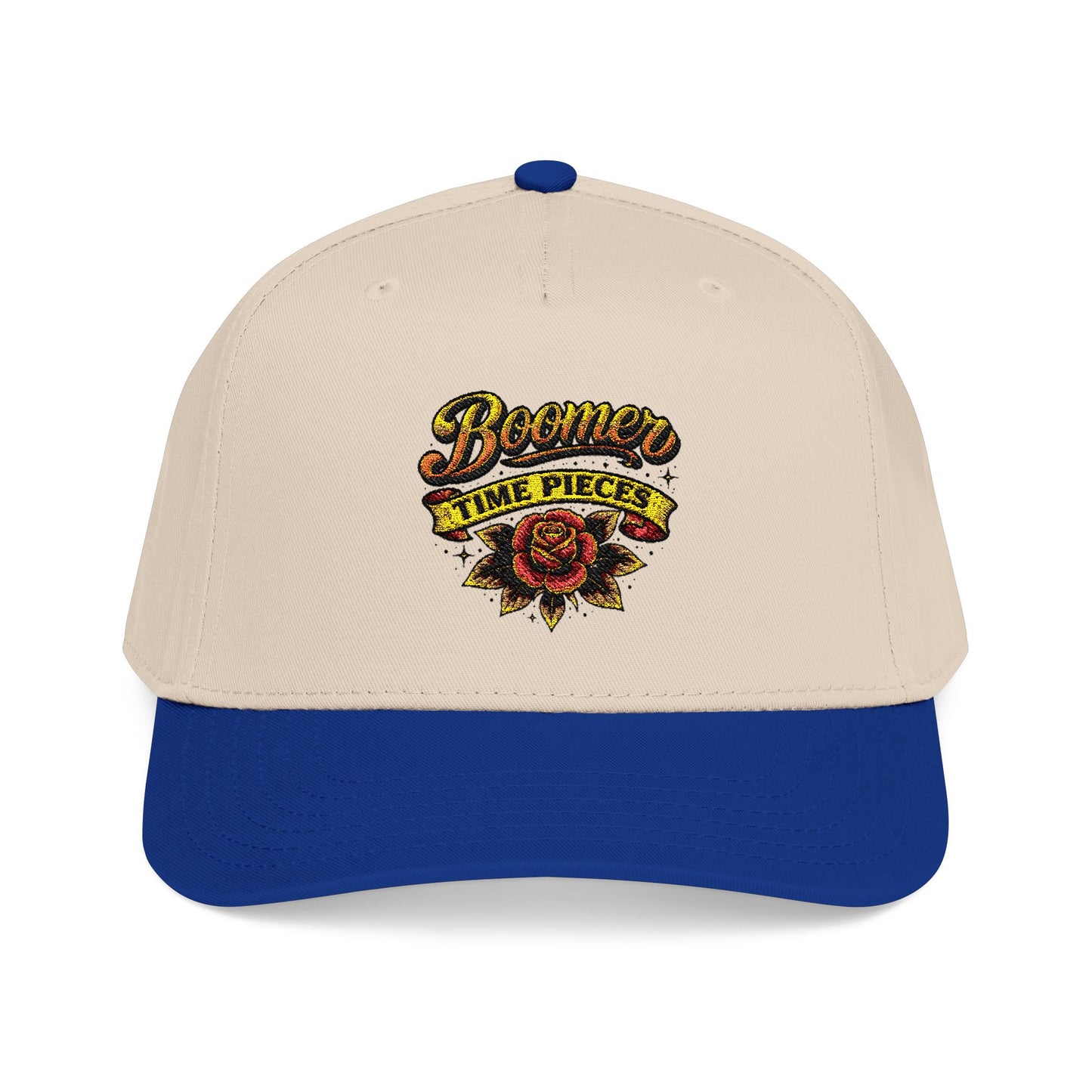 Boomer Time Pieces graphic Embroidered Hat