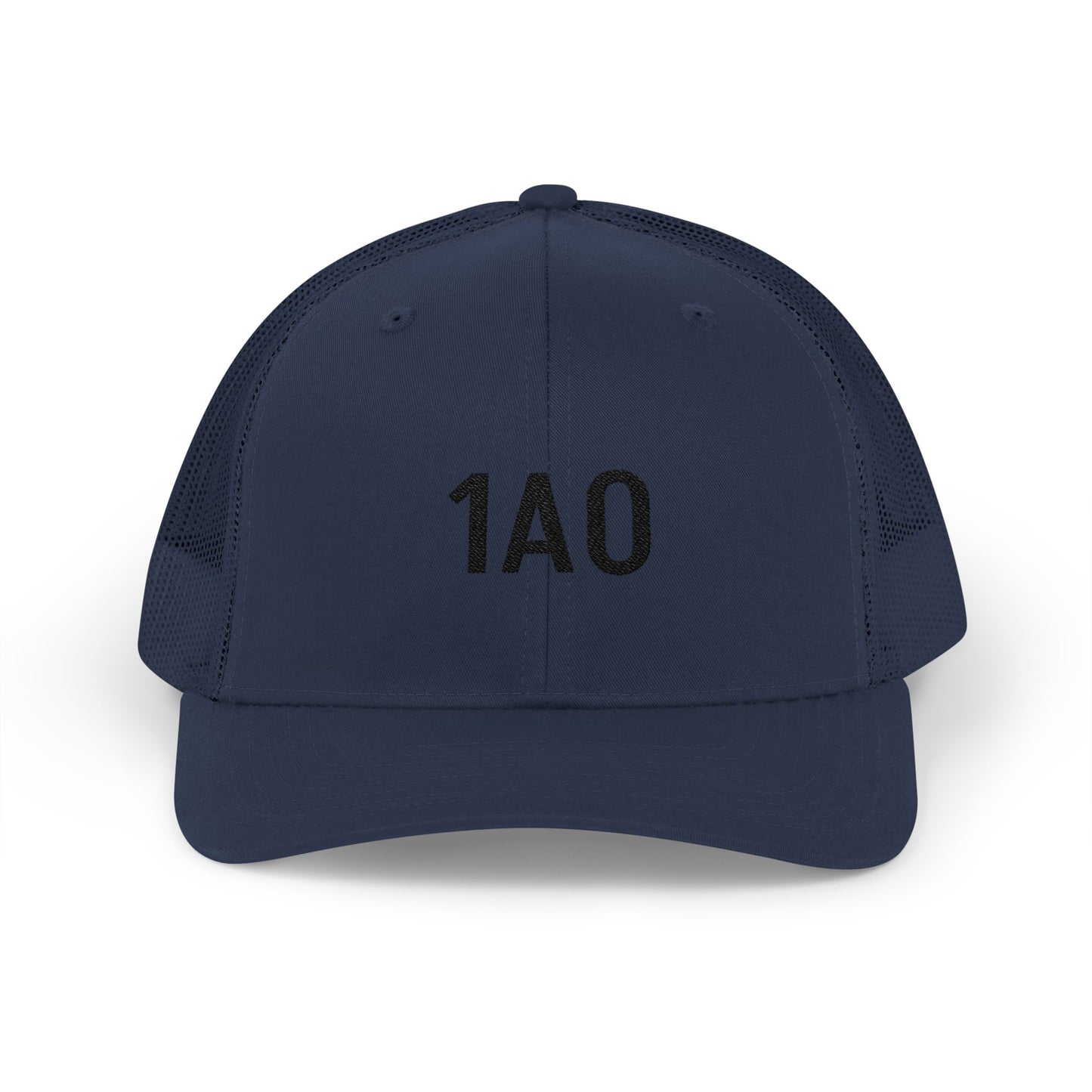 1A0 Embroidered Trucker Cap - Snapback Mesh Hat