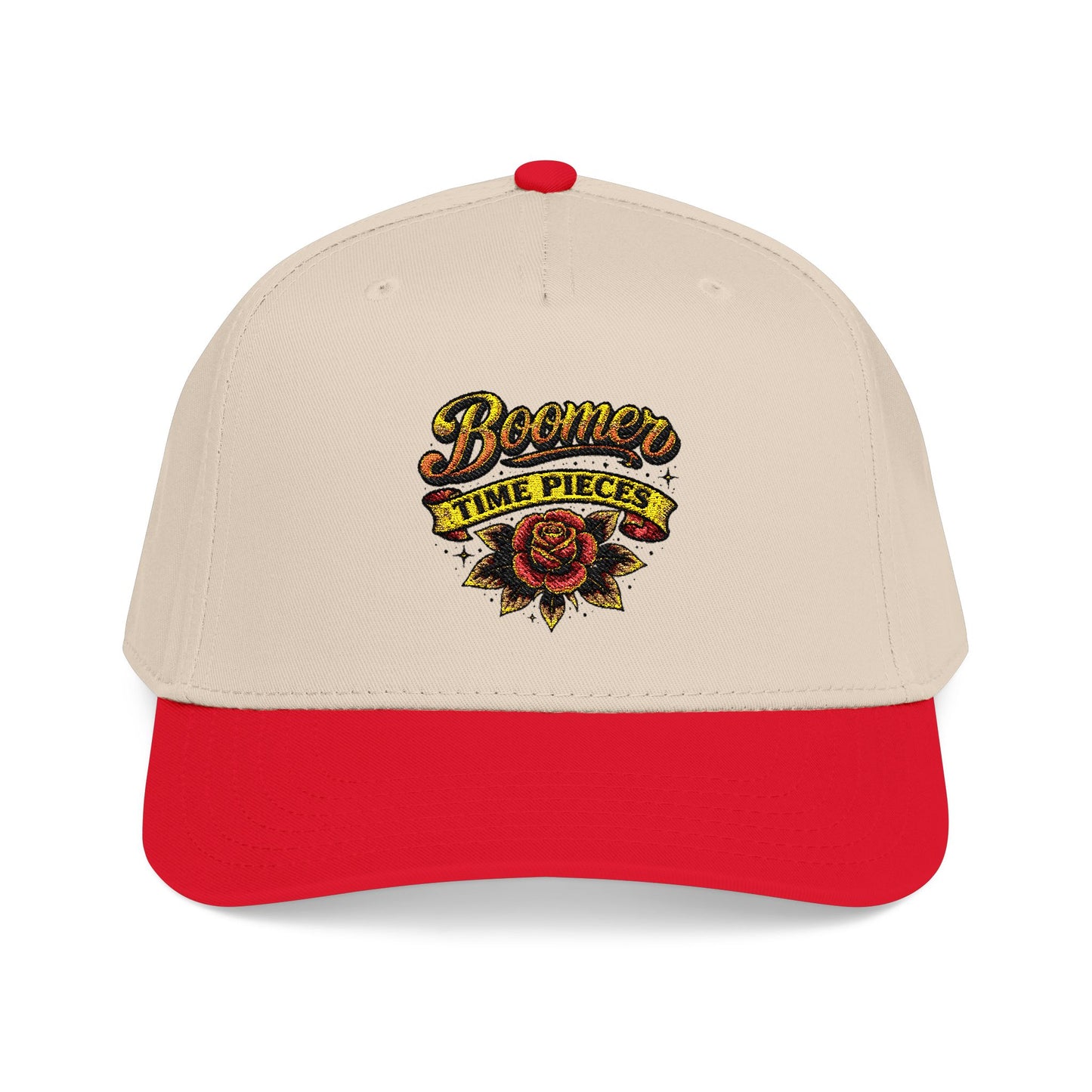 Boomer Time Pieces graphic Embroidered Hat