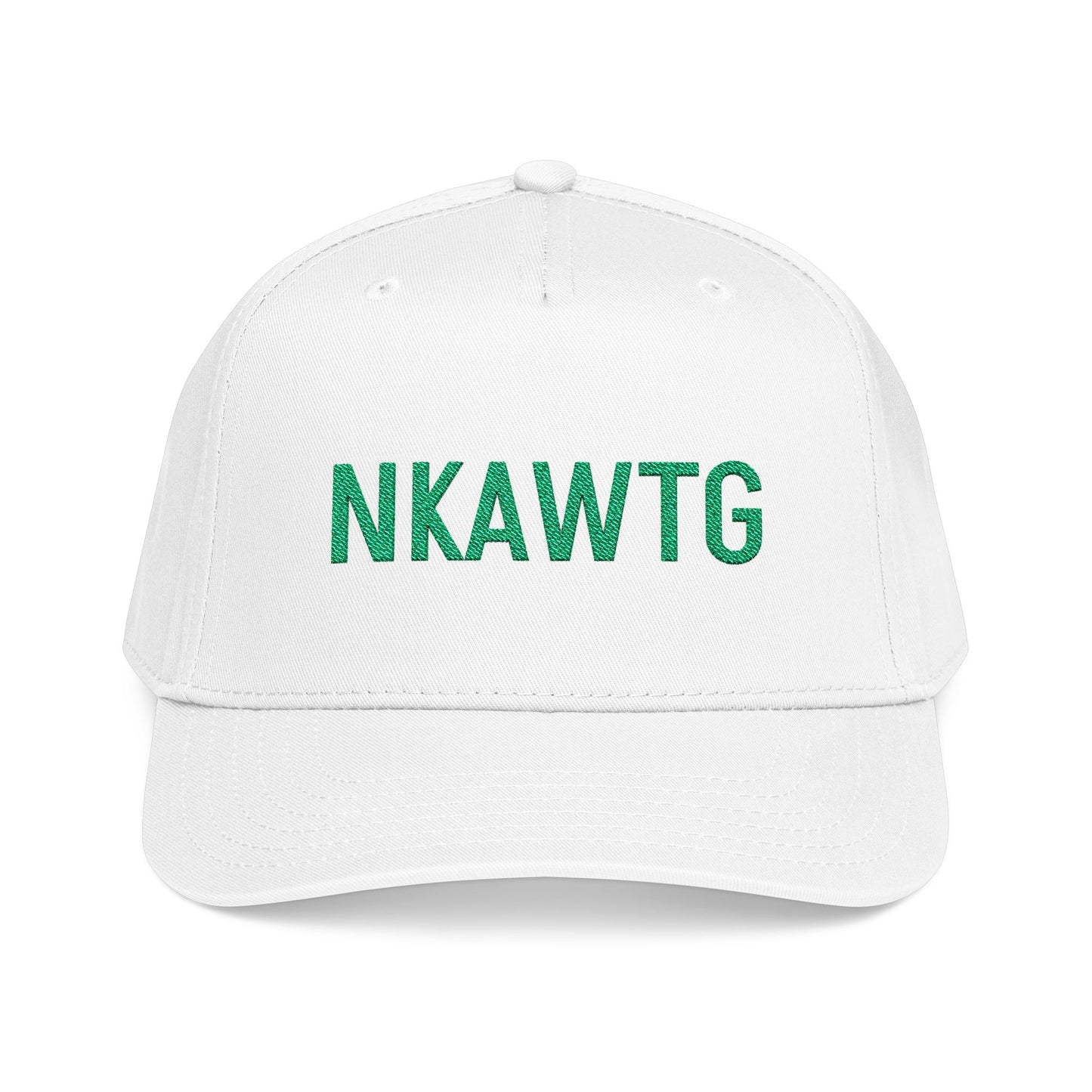 Embroidered NKAWTG Baseball Cap - Kelly Green
