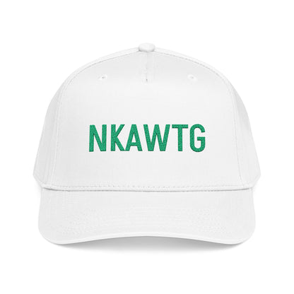 Embroidered NKAWTG Baseball Cap - Kelly Green
