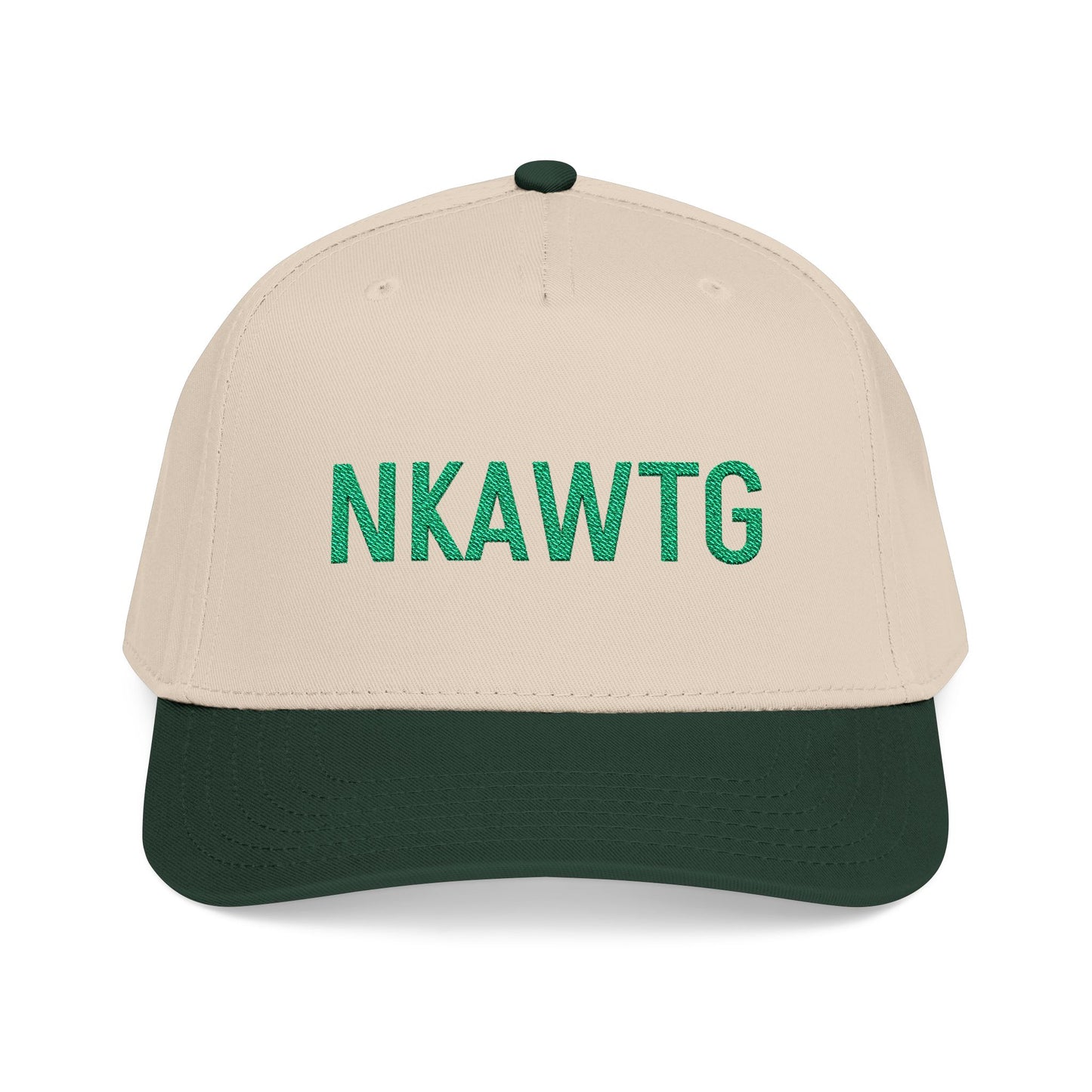 Embroidered NKAWTG Baseball Cap - Kelly Green