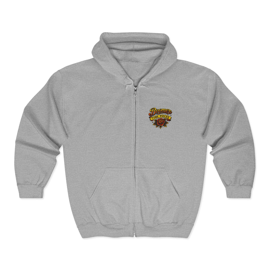Boomer Time Pieces official Zip Hoodie