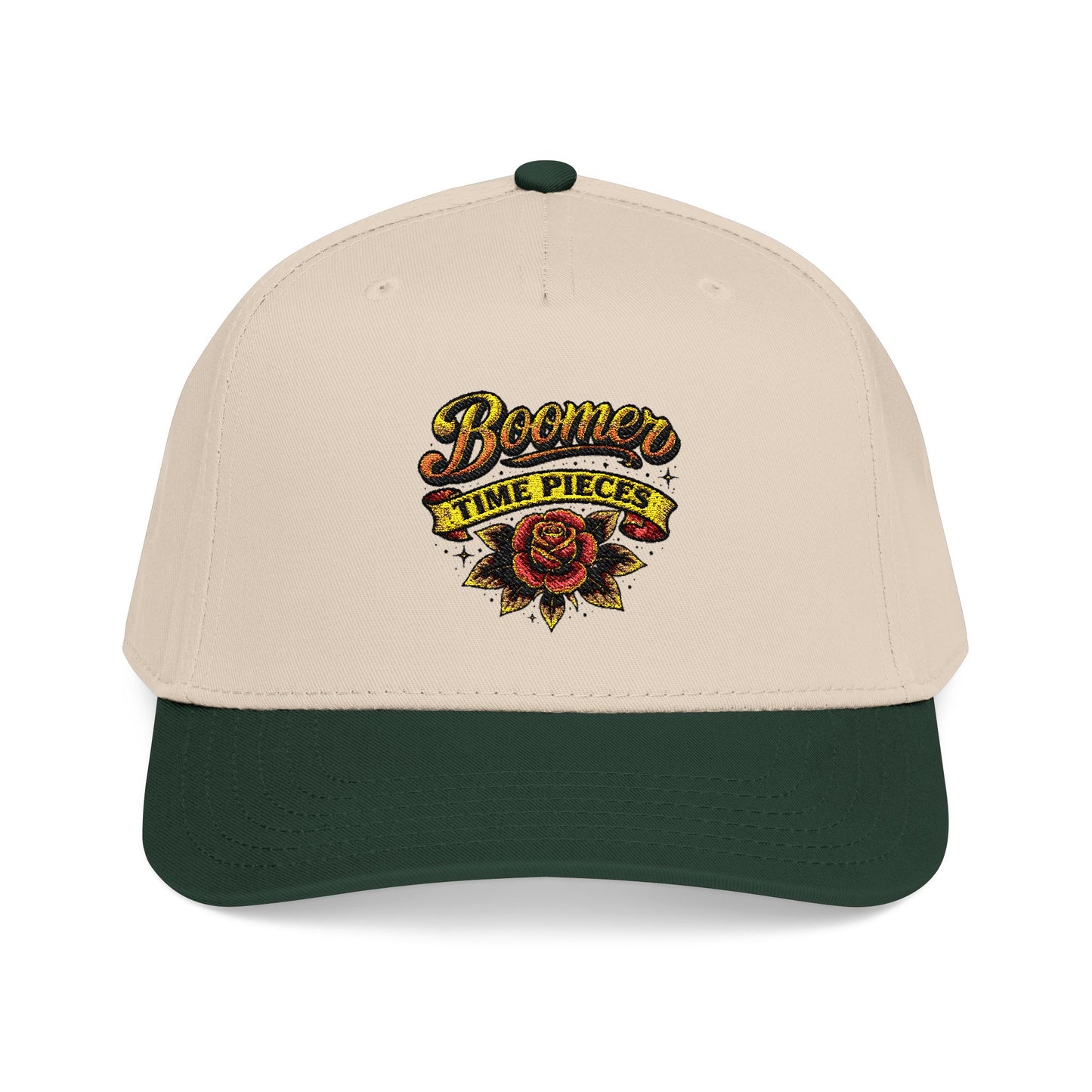 Boomer Time Pieces graphic Embroidered Hat