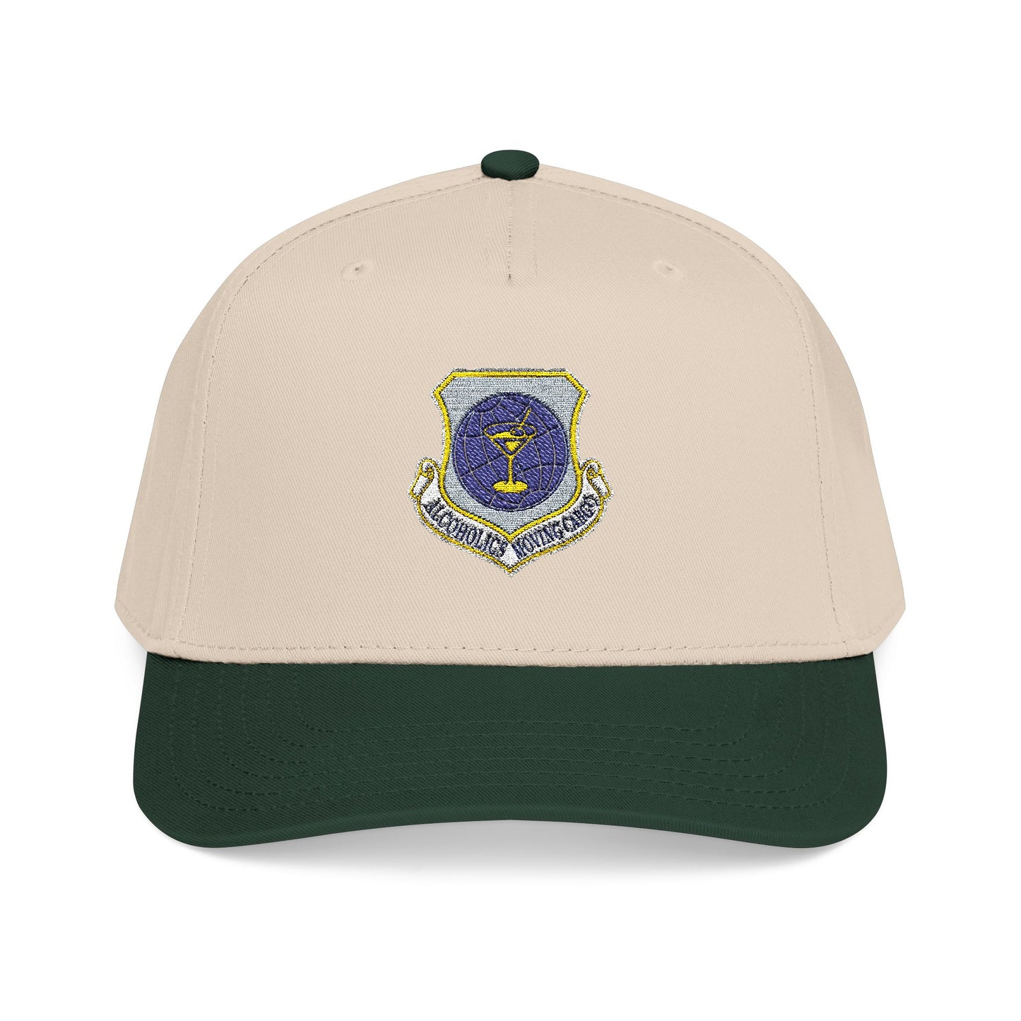 Embroidered Alcoholics Moving Cargo Baseball Cap