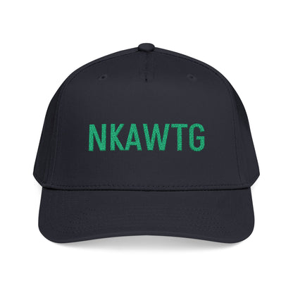 Embroidered NKAWTG Baseball Cap - Kelly Green