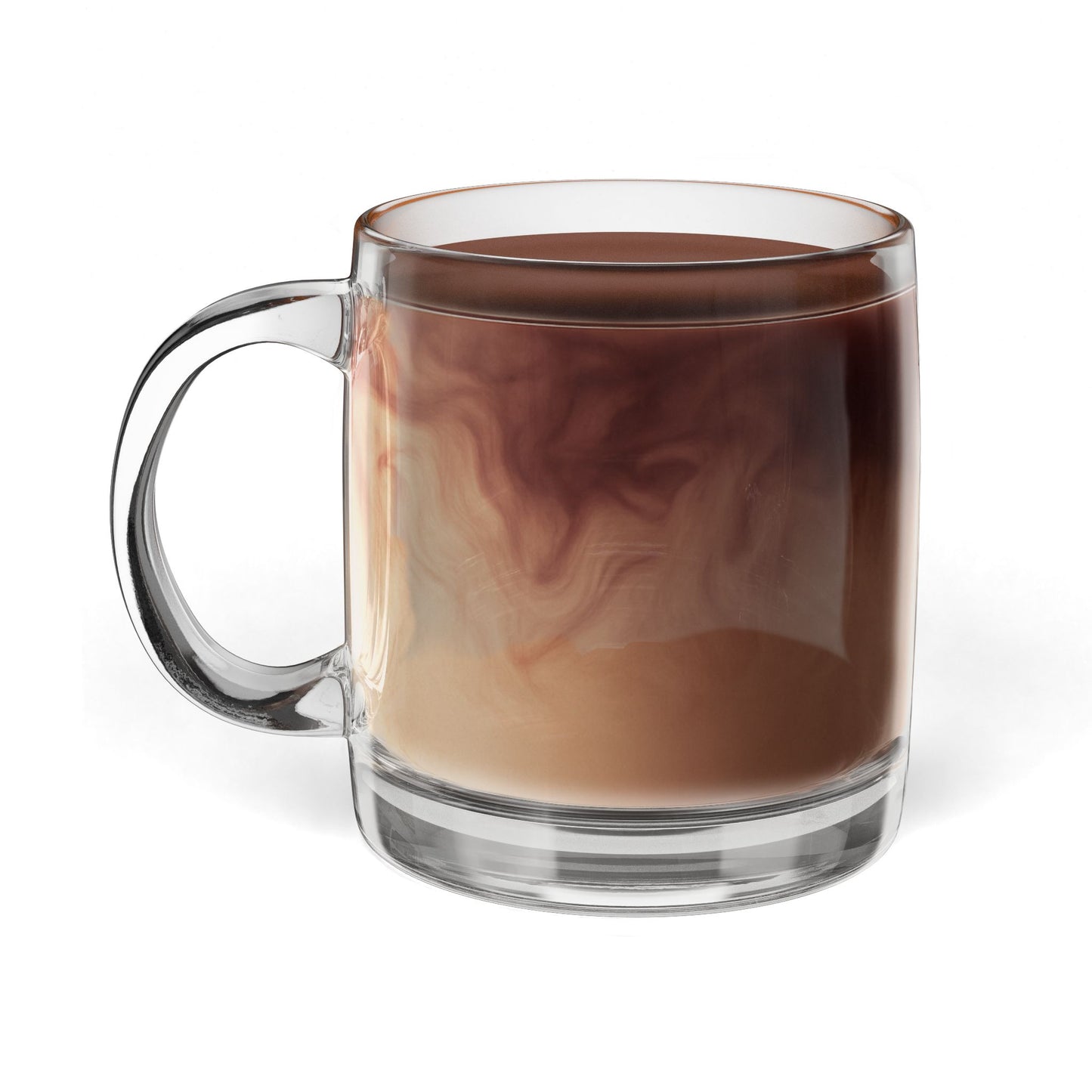 Boom Operator Engraved Glass Coffee Mug — 12.25 oz Clear Glass Mug