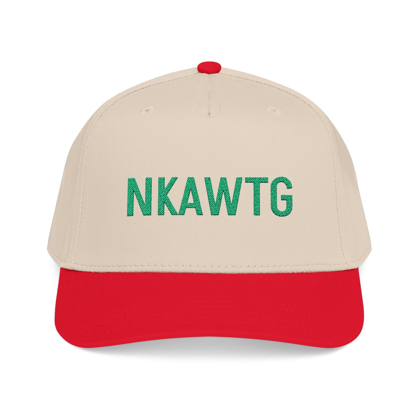 Embroidered NKAWTG Baseball Cap - Kelly Green