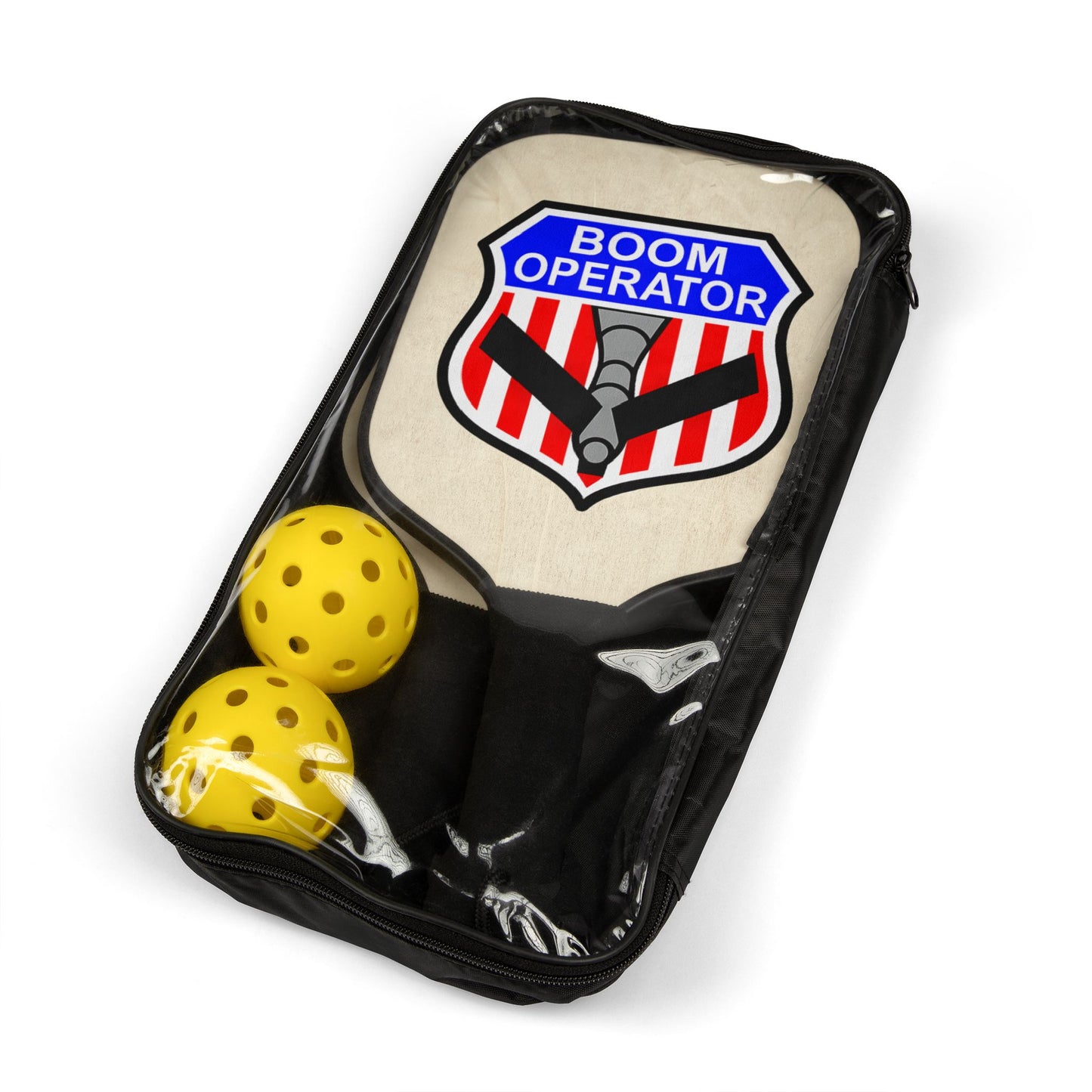 Boom operator Pickleball Paddle Set -  (2 Paddles + Balls)