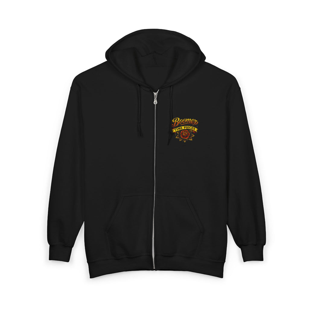 Boomer Time Pieces official Zip Hoodie