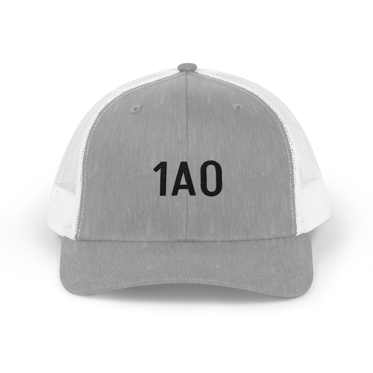 1A0 Embroidered Trucker Cap - Snapback Mesh Hat