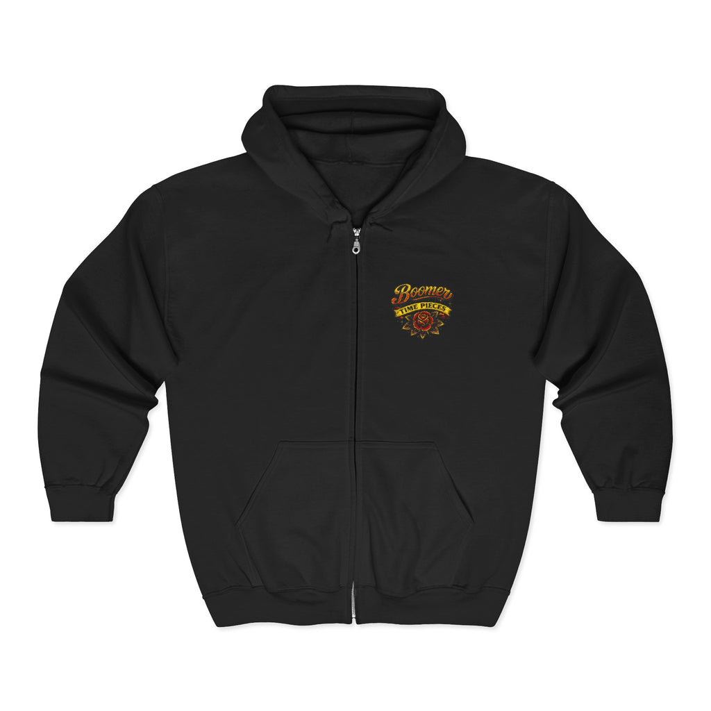 Boomer Time Pieces official Zip Hoodie